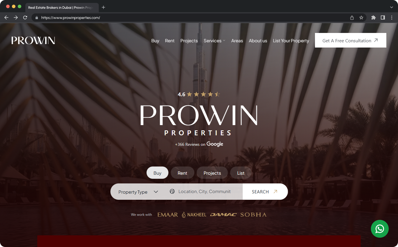 Prowin browser preview